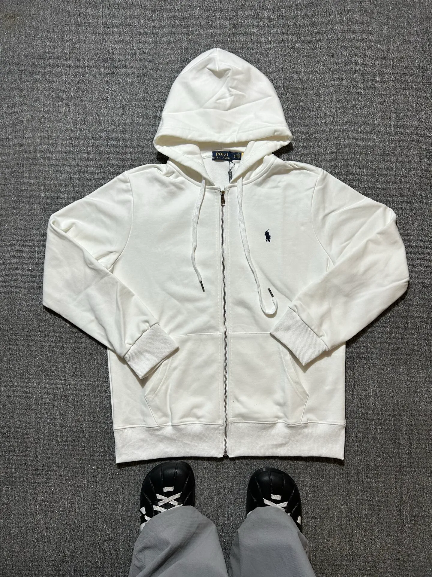 P250 Polo Ralph Lauren FW23 brand logo embroidered cardigan sweatshirt Size: S-XL